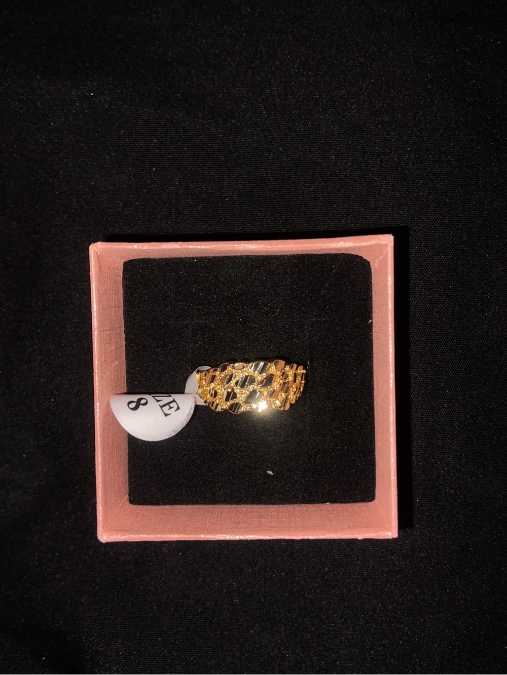 Gold Women Nugget Ring